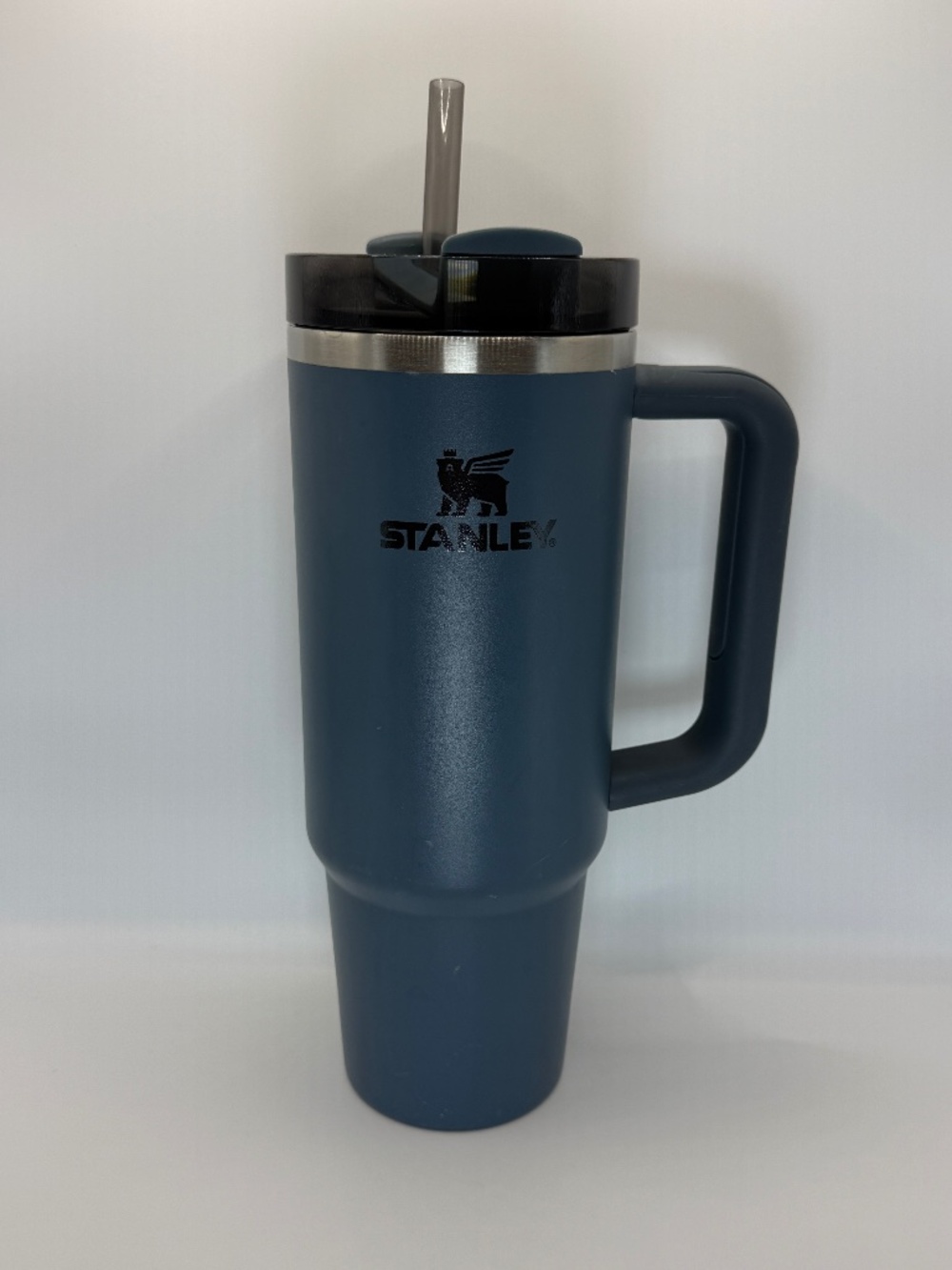 Stanley Quencher H2.0 30oz Blue Spruce FlowState Tumbler Lid Straw